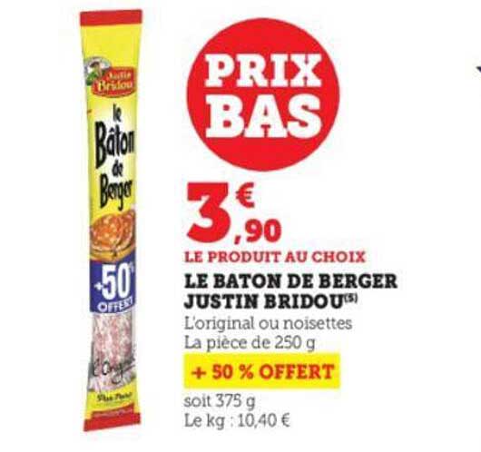 le bâton de berger justin bridou