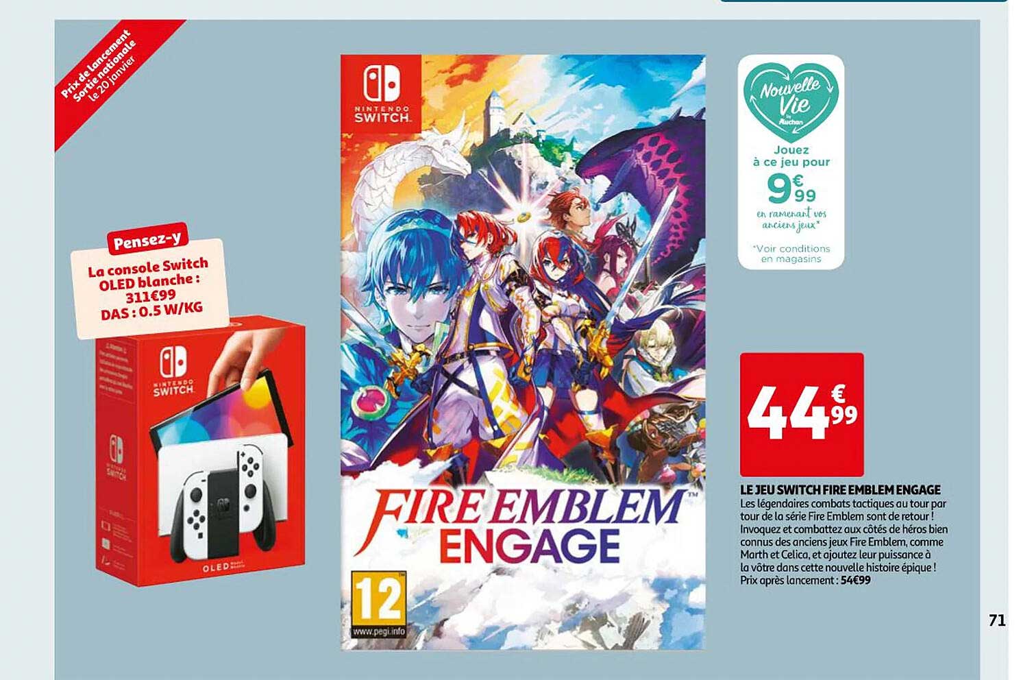 le jeu switch fire emblem engage