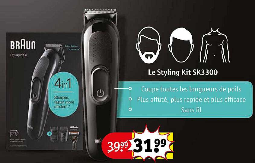 Le Styling Kit Sk3300 Braun