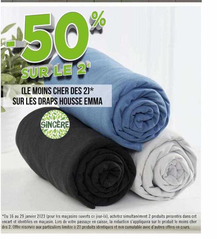 Les Draps Housse Emma Sincère