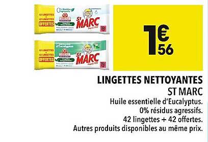 lingettes nettoyantes st marc