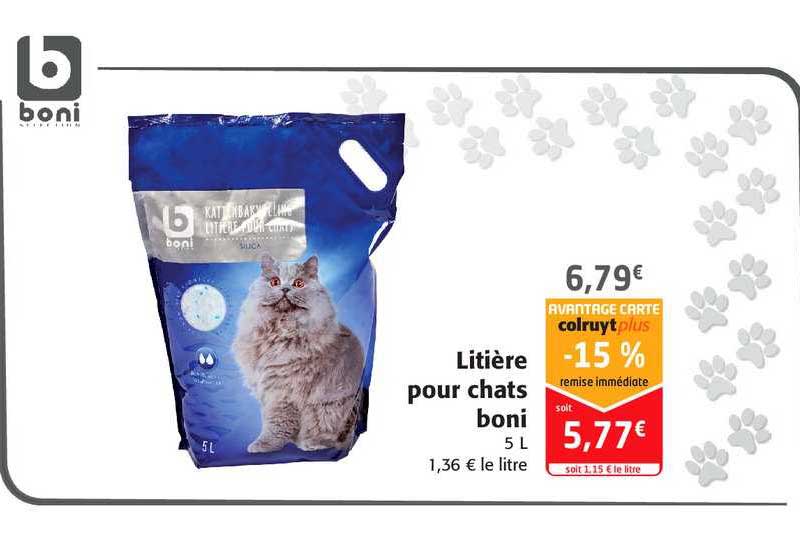 Litière Pour Chats Boni