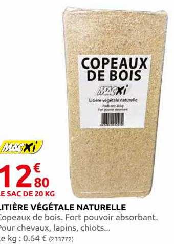 Litière Végétale Naturelle Macxi