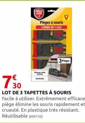 lot de 3 tapettes à souris