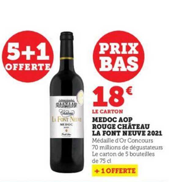 médoc aop rouge château la font neuve 2021