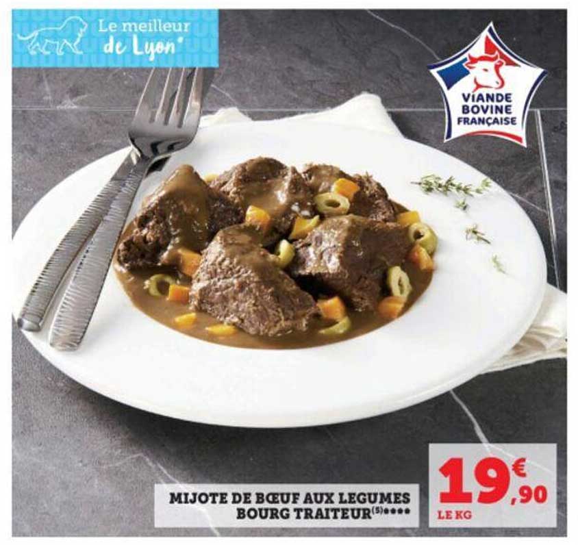 mijoté de bœuf aux légumes bourg traiteur