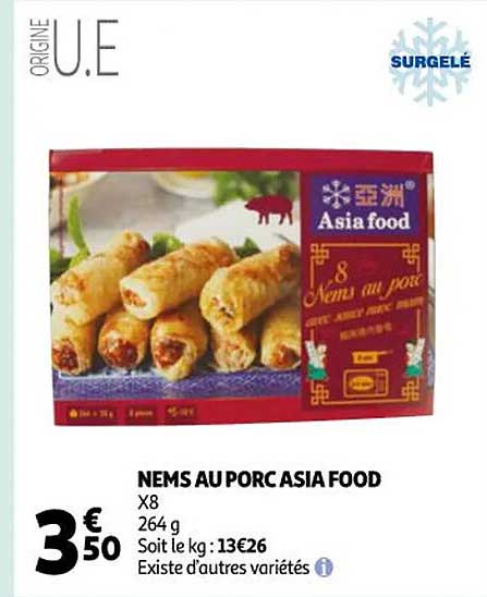 nems au porc asia food
