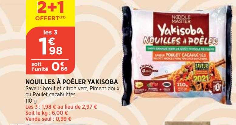 nouilles à poêler yakisoba