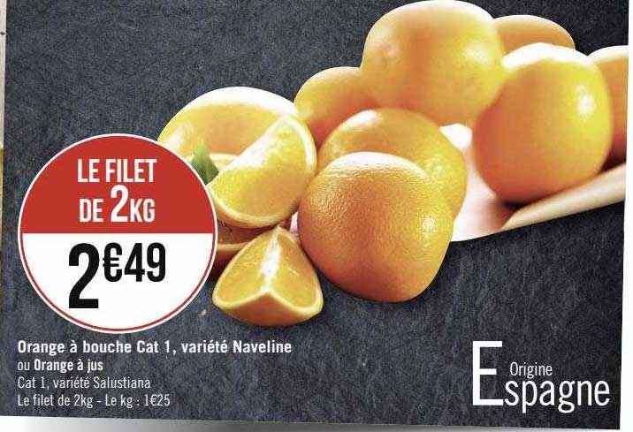 orange à bouche naveline ou orange à jus