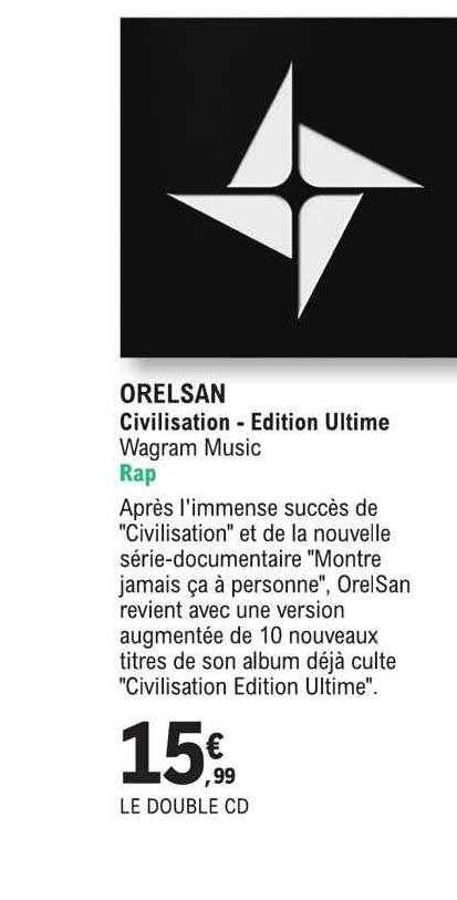 orelsan civilisation - édition ultime