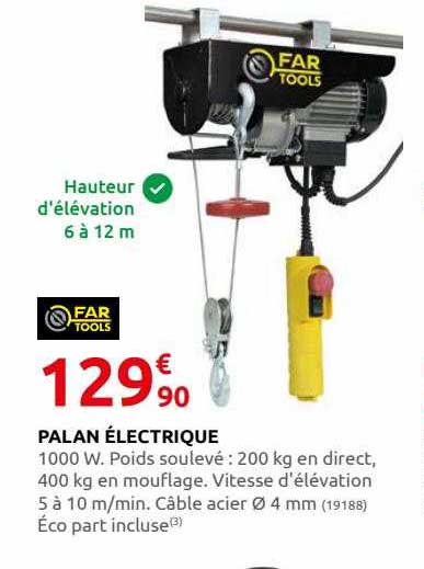 palan électrique far tools