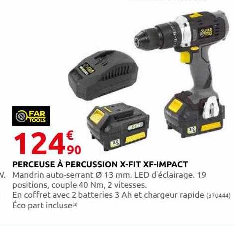 perceuse à percussion x-fit xf-impact far tools