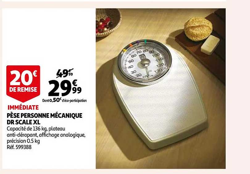 pèse personne mécanique dr scale xl