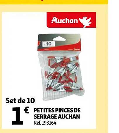 petites pinces de serrage auchan
