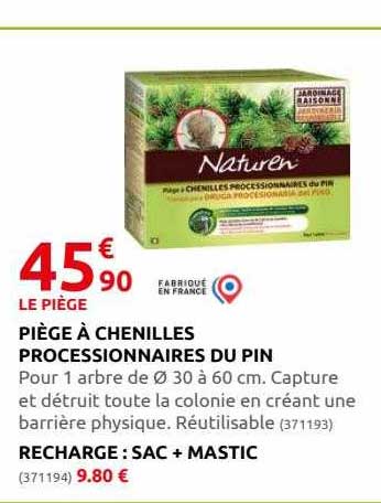 piège à chenilles processionnaires du pin