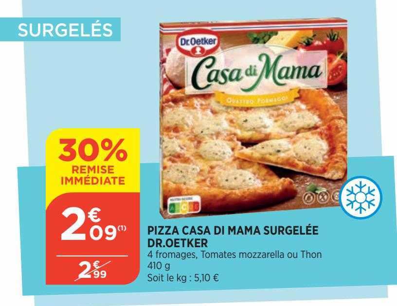 pizza casa di mama surgelée dr.oetker