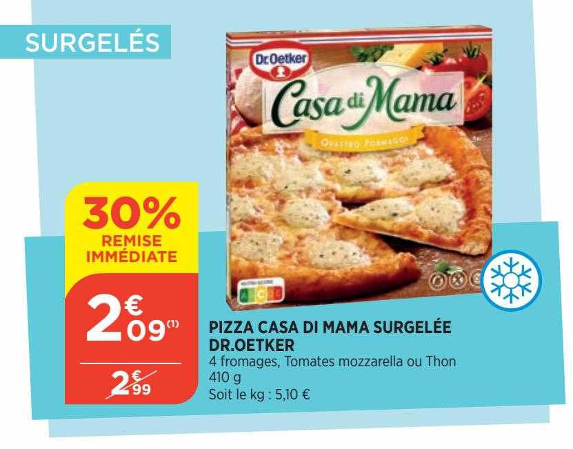 pizza casa di mama surgelée dr.oetker