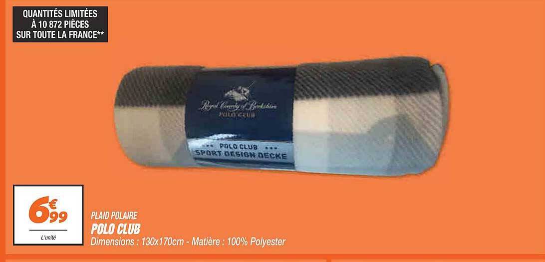 Plaid Polaire Polo Club