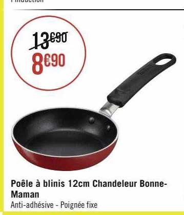 poêle à blinis 12 cm chandeleur bonne maman