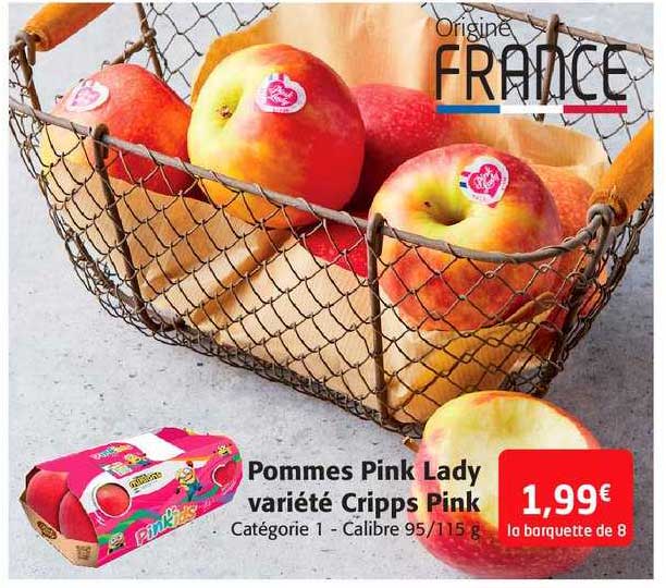 pommes pink lady variété cripps pink