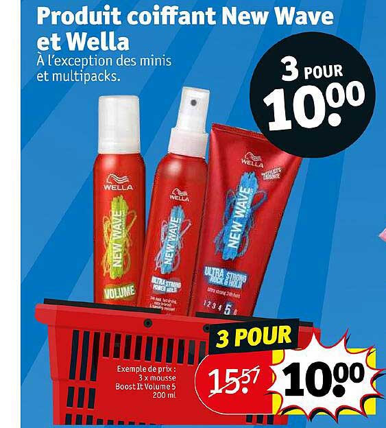 produit coiffant new wave et wella