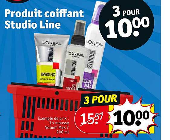 produit coiffant studio line