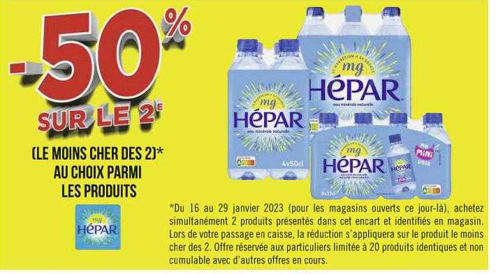 Produits Hépar