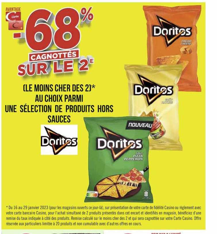 produits hors sauces doritos
