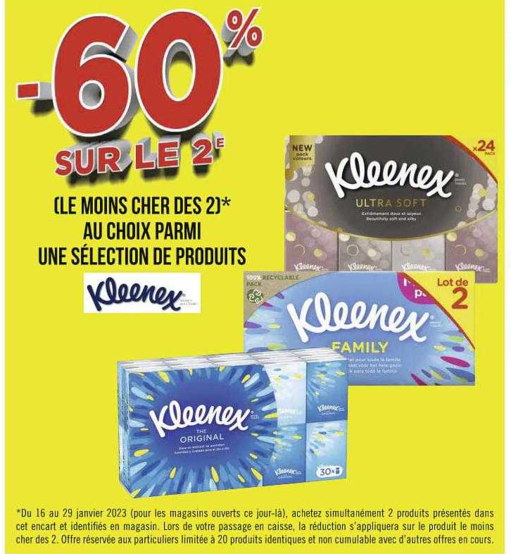 Produits Kleenex