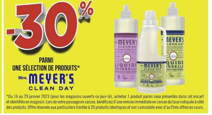 produits mrs. meyer's clean day