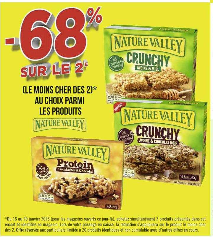 Produits Nature Valley
