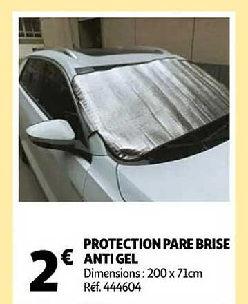 protection pare brise anti gel