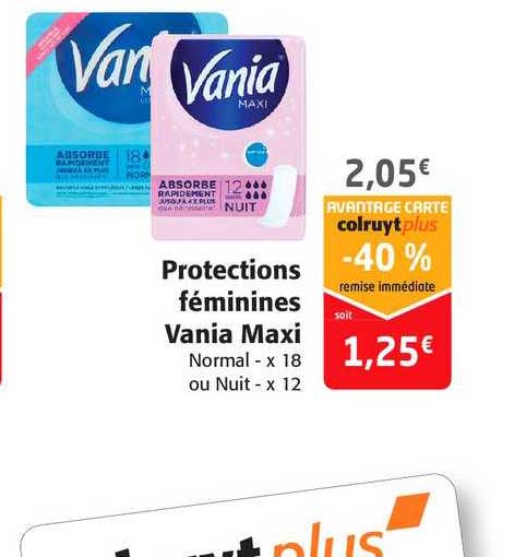 protections féminines vania maxi
