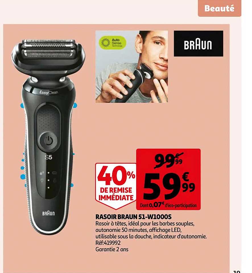 Rasoir Braun 51-w1000s