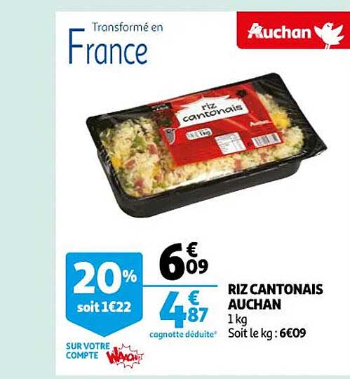riz cantonais auchan