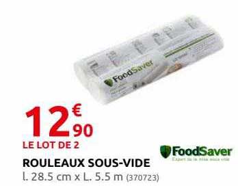rouleaux sous-vide foodSaver