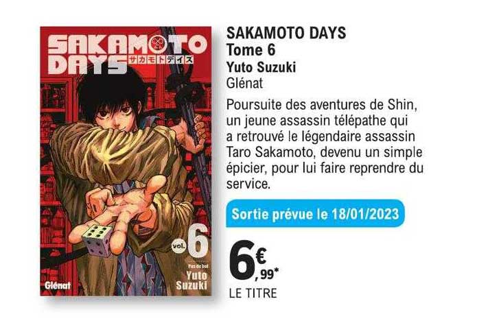 sakamoto days tome 6 -yuto suzuki