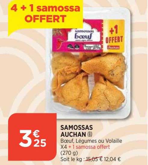 Samossas Auchan