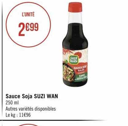 sauce soja suzi wan