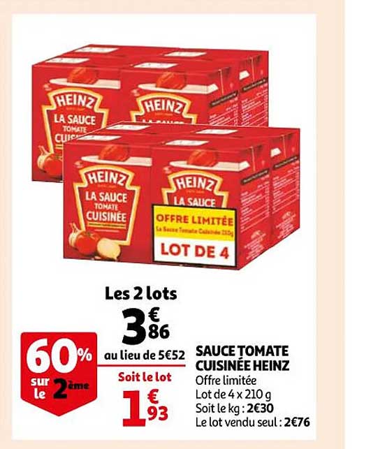 Sauce Tomate Cuisinée Heinz