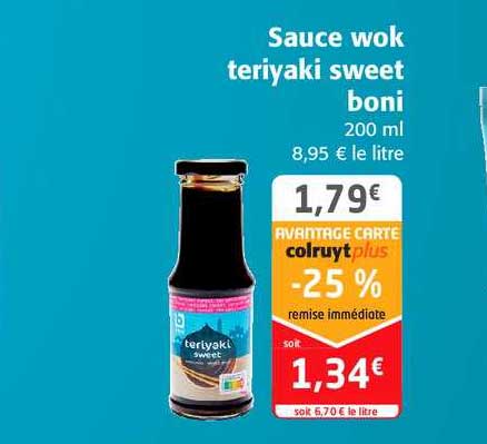 sauce wok teriyaki sweet boni
