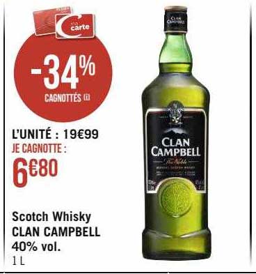 scotch whisky clan campbell