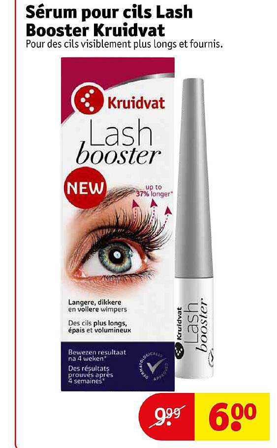 sérum pour cils lash booster kruidvat