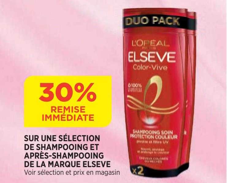 shampooing et après-shampooing de la marque elsève