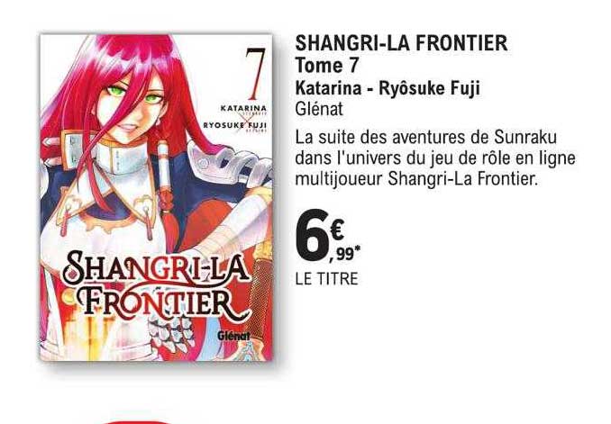Shangri-la Frontier Tome 7 - Katarina - Ryôsuke Fuji
