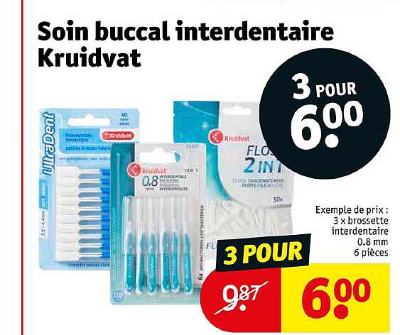 soin buccal interdentaire kruidvat
