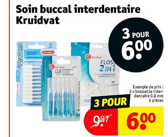 soin buccal interdentaire kruidvat