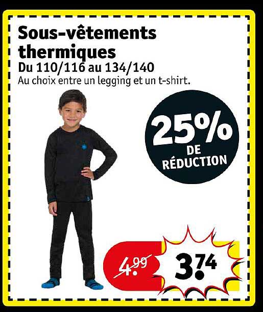 sous-vêtements thermiques