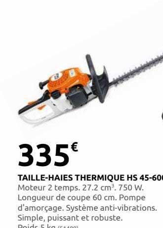 taille-haies thermique hs 45-60