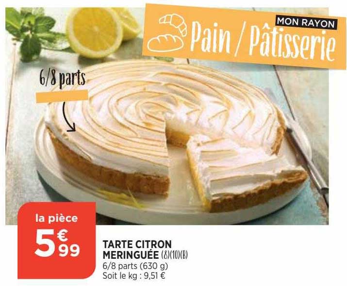 Tarte Citron Meringuée